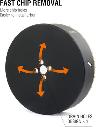 BINOTA M42 Bi-Metal Hole Saw M42, 178mm-7", for Metal, Wood, Plywood, PVC, Gypsum, Composite, Stainless Steel Plate in Saudi Arabia
