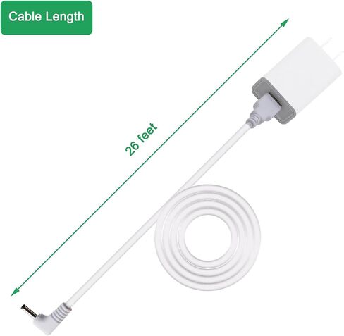Power Adapter Replacement for Ring Stick Up Cam/Plug-in 3rd Gen/2nd Gen & Ring Pan Tilt Stick Up Camera, DC Barrel Charger Cord Cable 13 FT Long in Saudi Arabia