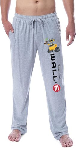 INTIMO Disney Mens' WALL-E Movie Film Chibi Logo Title Sleep Pajama Pants (Small) in Saudi Arabia