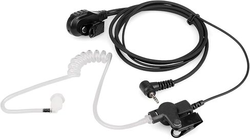 Retevis RT45 RA19 Hands Free Earpiece Walkie Talkie with Mic, Covert Tube,1 Pin 2.5mm, Compatible with Motorola T260 T460 T600 T800 T5000 T5500 HYT-TC320 Two Way Radio, 2 Way Radio Earpiece(1 Pack) in Saudi Arabia