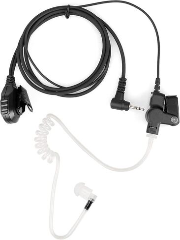 Retevis RT45 RA19 Hands Free Earpiece Walkie Talkie with Mic, Covert Tube,1 Pin 2.5mm, Compatible with Motorola T260 T460 T600 T800 T5000 T5500 HYT-TC320 Two Way Radio, 2 Way Radio Earpiece(1 Pack) in Saudi Arabia