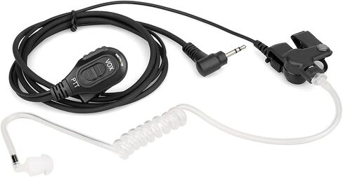 Retevis RT45 RA19 Hands Free Earpiece Walkie Talkie with Mic, Covert Tube,1 Pin 2.5mm, Compatible with Motorola T260 T460 T600 T800 T5000 T5500 HYT-TC320 Two Way Radio, 2 Way Radio Earpiece(1 Pack) in Saudi Arabia