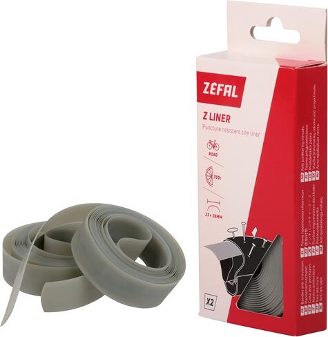 ZEFAL شريط Z-Liner مضاد للثقب للجنسين، رمادي، 700 C، 700c x 19 ملم in Kuwait