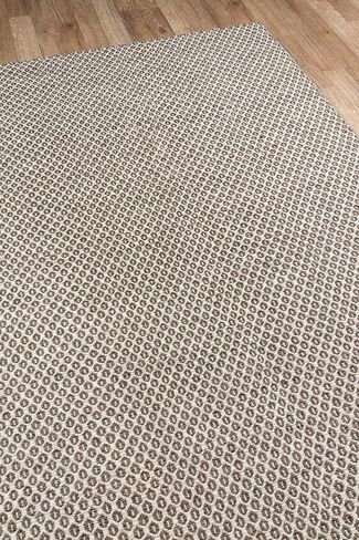 Momeni Rugs Mesa Collection, 100% Wool Hand Woven Flatweave Transitional Area Rug, 3'6" x 5'6", Brown in Saudi Arabia
