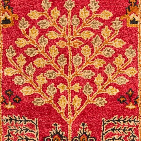 SAFAVIEH Heritage Collection Accent Rug - 2' x 3', Red & Multi, Handmade Traditional Oriental Wool, Ideal for High Traffic Areas in Entryway, Living Room, Bedroom (HG418Q) in Saudi Arabia