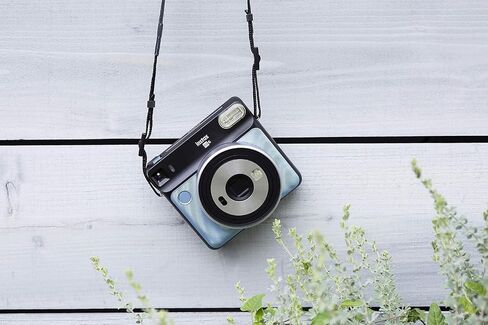 Fujifilm Instax Square SQ6 Instant Film Camera Bundle with Fuji-Film Instax Square Twin Pack Instant Film (20 Exposures) + Cleaning Kit + More Accessoires - Aqua Blue in Saudi Arabia