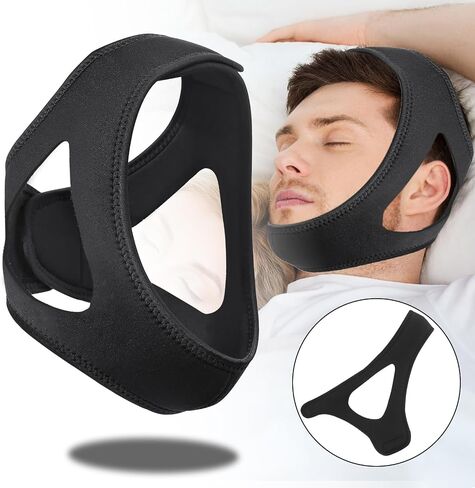 Anti Snoring Chin Strap Mouth,Effective Chin Strap for Snoring, Stop Snoring Head Strap for Men and Women in Saudi Arabia