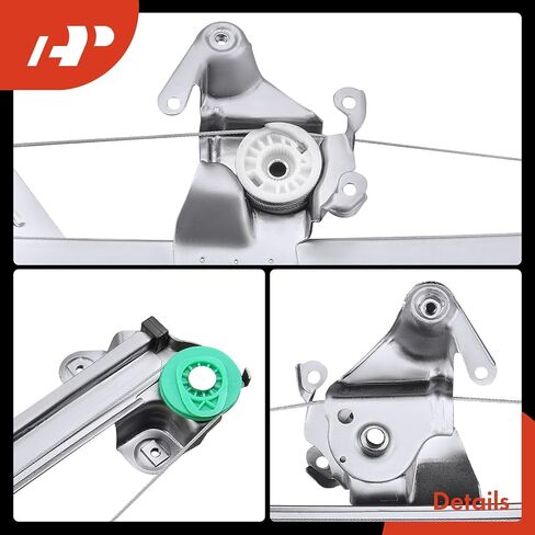 A-Premium Power Window Regulator without Motor Replacement for Cadillac CTS 2003-2007 Rear Left Driver Side in Saudi Arabia