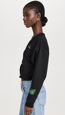 Women's Cropped Fleece Cardigan in Saudi Arabia