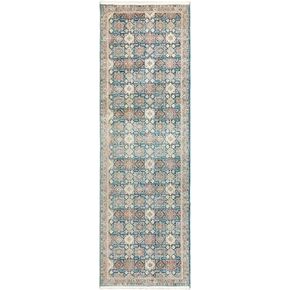 Gertmenian Indoor Machine Woven High Traffic Area Rugs | 2x8 Runner, Amalfi, Border Blue, 29212