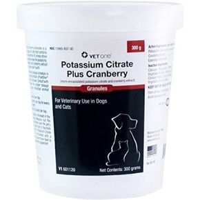 Vet One 601120 Potassium Citrate Plus Cranberry Granules 300 G