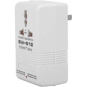 Voltage Converter Adapter, 100W 110V/120V to 220V/240V Travel Step Up & Down Voltage Converter Transformer (CN Standard Plug)