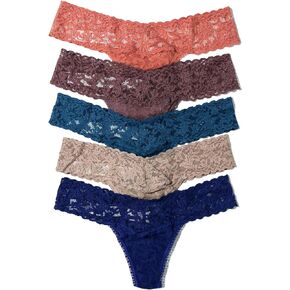hanky panky Women's Signature Lace Petite Thong 5-Pack