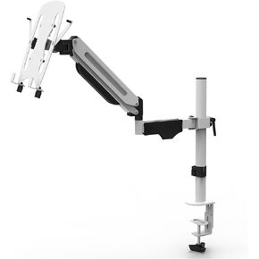 Odyssey Laptop Mount Arm Stand in White