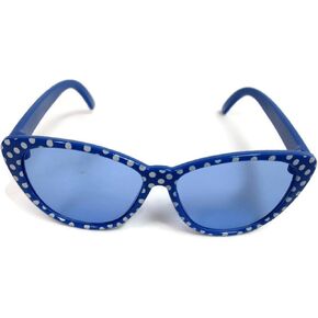Dori's Doll Boutique Blue with White Polka Dots Sunglasses for 18 Inch Dolls