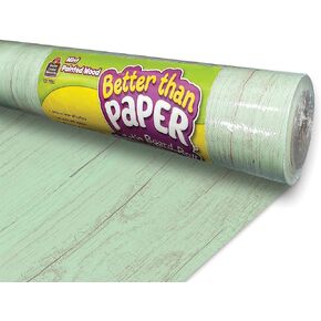 Teacher Created Resources Mint Painted Wood Better Than Paper Bulletin Board Roll (TCR77883)