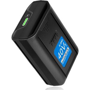 JYJZPB 40V 6000mAh Battery Replacement for Kobalt 40V Battery KB440-03 KB540C-06 KB540-06 Suitable for Kobalt 40V Power Equipment Weed Eater Outdoor Work with High Capacity Lithium-ion Battery