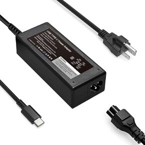 45W USB C Laptop Charger for HP Chromebook X360 11-ae000 14-ca000 14-ca052wm 14-ca051wm 14-ca0061dx 14-ca060nr 14-ca020nr 14-ca091wm 11-ae051wm 11-ae001tu 918337-001 , LX65A200225