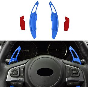 Aluminum Alloy Paddle Shift Steering Wheel Shifter Extension for Subaru Impreza WRX Legacy XV Crosstrek Forester Legacy WRX Ascent BRZ Scion FR-S GT86 (Black)