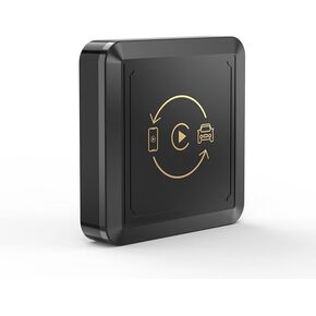 2024New 2-in-1 Carplay & Android Auto Wireless Adapter Convert Factory Wired To Wireless Connection,Stable Fast Auto-Link And Easy Use,Plug & Play,Fit For Mobile Phone Android 10.0+ & ios 10.0+,Black