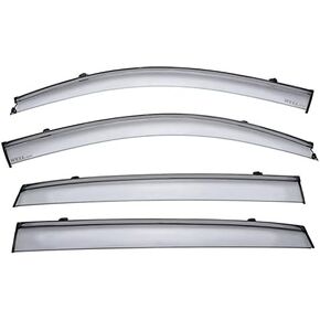 WellVisors Window Visors Wind Deflectors Compatible With Acura MDX A-Spec 2014-2020 With Black Trim Rain Guards 3-847AC017