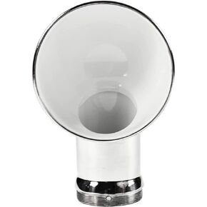MARINE CITY 304 Grade Stainless Steel Round White Cowl Vent 4 Inches for Marines – Boats – Yachts – Ships (Pack of 1)