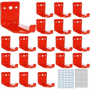 20 Pack Universal Fire Extinguisher Bracket Fire Extinguisher Mount Hanger for 5 to 40 Lb Extinguishers Fire Extinguisher Wall Mount Bracket Fire Extinguisher Holder
