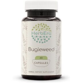 Bugleweed 60 Capsules, 400 mg, Made with Bugleweed (Lycopus Virginicus) Dried Herb (60 Capsules)