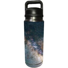 MightySkins Skin Compatible with YETI Rambler 26 OZ Bottle - Galactic Landscape | Protective, Durable, and Unique Vinyl Decal wrap Cover | Easy to Apply, Remove, and Change Styles | Made in The USA