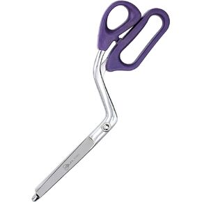 Ultima 11.5" Batting Scissors - Cleanly Cuts Cotton, Wool, Polyester & Cotton/Poly Blend Batting (Purple)