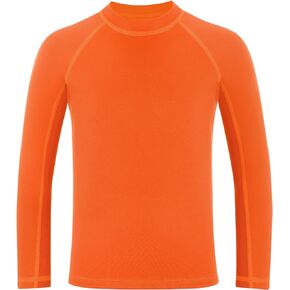 Runhit Boys Rash Guard Long Sleeve Swim Shirt UPF 50+ Kids Sun Protection Shirts Quick Dry Rashguard