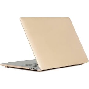 حافظة RUBAN لجهاز MacBook Pro 15 بوصة 2019 2018 2017 2016 إصدار A1990/A1707 مع شريط لمس، غطاء بلاستيكي صلب، (ذهبي غير لامع)