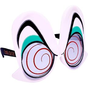 Sun-Staches Official Cruella De Vil Sunglasses | Disney Costume Accessory | UV400 | One Size Fits Most
