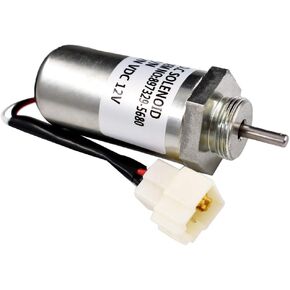 labwork Fuel Shut Off Solenoid Valve Engine Stop Solenoid 897329-5680 12V Replacement for Isuzu 3LD1 3LD2 4LE1 Engine