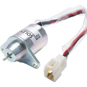 MaySpare Fuel Shut Off Solenoid 1503ES-12S5SUC5S SA-4562T Woodward 4TNV94L-SFN Parts for Yanmar 119653-77950 119285-77950 12VDC