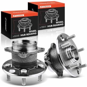 A-Premium 2 x Rear Wheel Bearing and Hub Assembly with 5-Lug Compatible with Lexus LS430 2001 2002 2003 2004 2005 2006 V8 4.3L