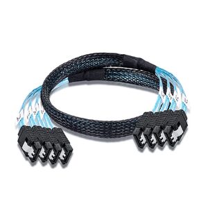 SATA إلى SATA 4X4 4SATA-4SATA ​​كابل القرص الصلب لخادم القرص الصلب (0.5 متر) in Kuwait