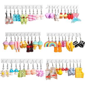 Fun and Cute Earrings for Girls and Women - 30 Pairs of Weird, Animal, Food, and Aesthetic Jewelry