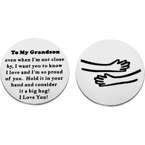 Gzrlyf to My Daughter Pocket Token Heart Shaped Pocket Hug Token for Daughter I Love You Daughter Gift from Mom Dad