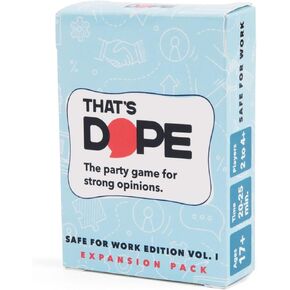 That's Dope: The Party Game for Strong Opinions • Core Pack | 288 Topic Cards, 6 Voting Card Game Set | Fun Adult and Family Party Game