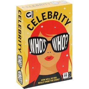 Ginger Fox - Who’s Who Celebrity Card Game. Fun Celebrity Name Guessing Game. Family Games for Parties, Game Nights and More. Fast-Paced Card Games for Adults and Teens