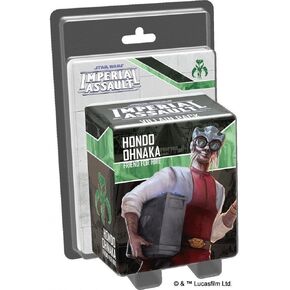 لعبة Star Wars Imperial Assault Board Game Hondo Ohnaka EXPANSION - لعبة استراتيجية منمنمات الخيال العلمي الملحمية للأطفال والكبار، للأعمار من 14 عامًا فما فوق، 1-5 لاعبين، وقت لعب من ساعة إلى ساعتين، مصنوعة بواسطة Fantasy Flight Games