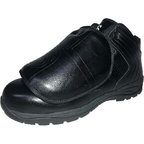 Smitty | BBS-PS1 | Professional Baseball Umpire Mid-Cut Plate Shoes | All Black