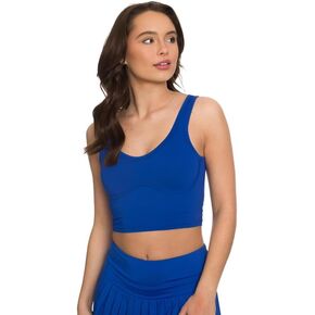 GOLD HINGE Lined Crop Bra Top