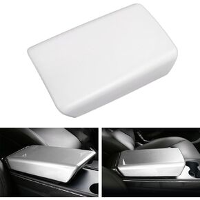 Car Armrest Box Cover Compatible with Tesla Model 3 Model Y,Center Console Protector, Decoration Interior for Tesla Model 3 Y Accessories (Bright Carbon Fiber Pattern)