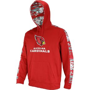 Zubaz Officially Licensed NFL Men's Pullover Hoodie, Gray