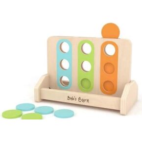 Wooden Educational Montessori Color Match & Coin Drop for Toddlers, Small