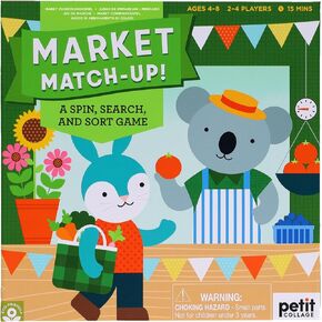 Petit Collage Market Match-Up!: A Spin, Search, and Sort Game