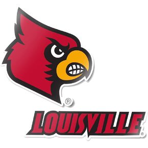 Desert Cactus University of Louisville U of L Cards Cardinals Sticker Vinyl Decal Laptop Water Bottle Car Scrapbook (4 Inch Set V1)