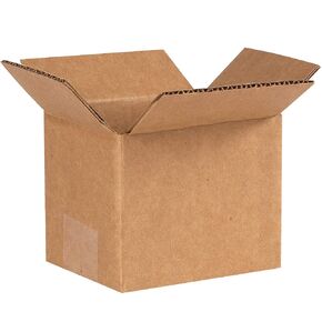 AVIDITI 5x4x4 Corrugated Boxes, Small, 5L x 4W x 4H, Pack of 25 | Shipping, Packaging, Moving, Storage Box for Home or Business, Strong Wholesale Bulk Boxes